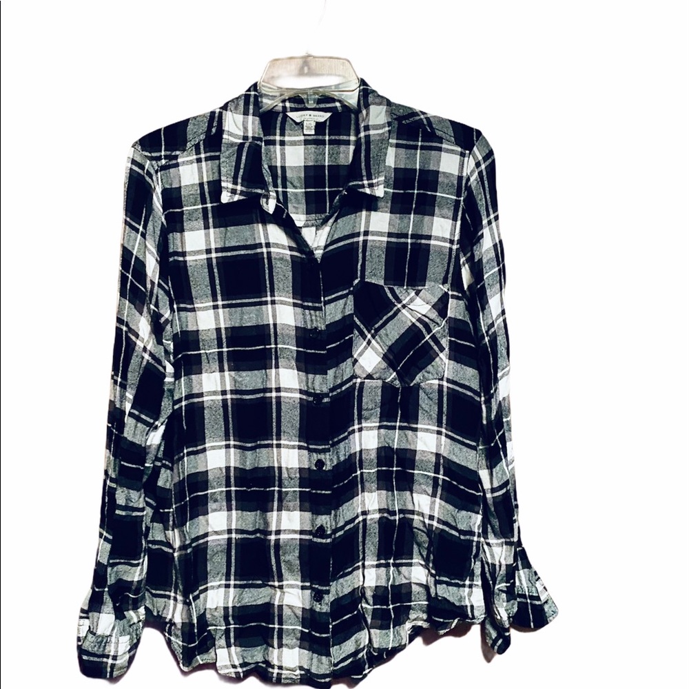 Lucky Brand Plaid Button Up Shirt